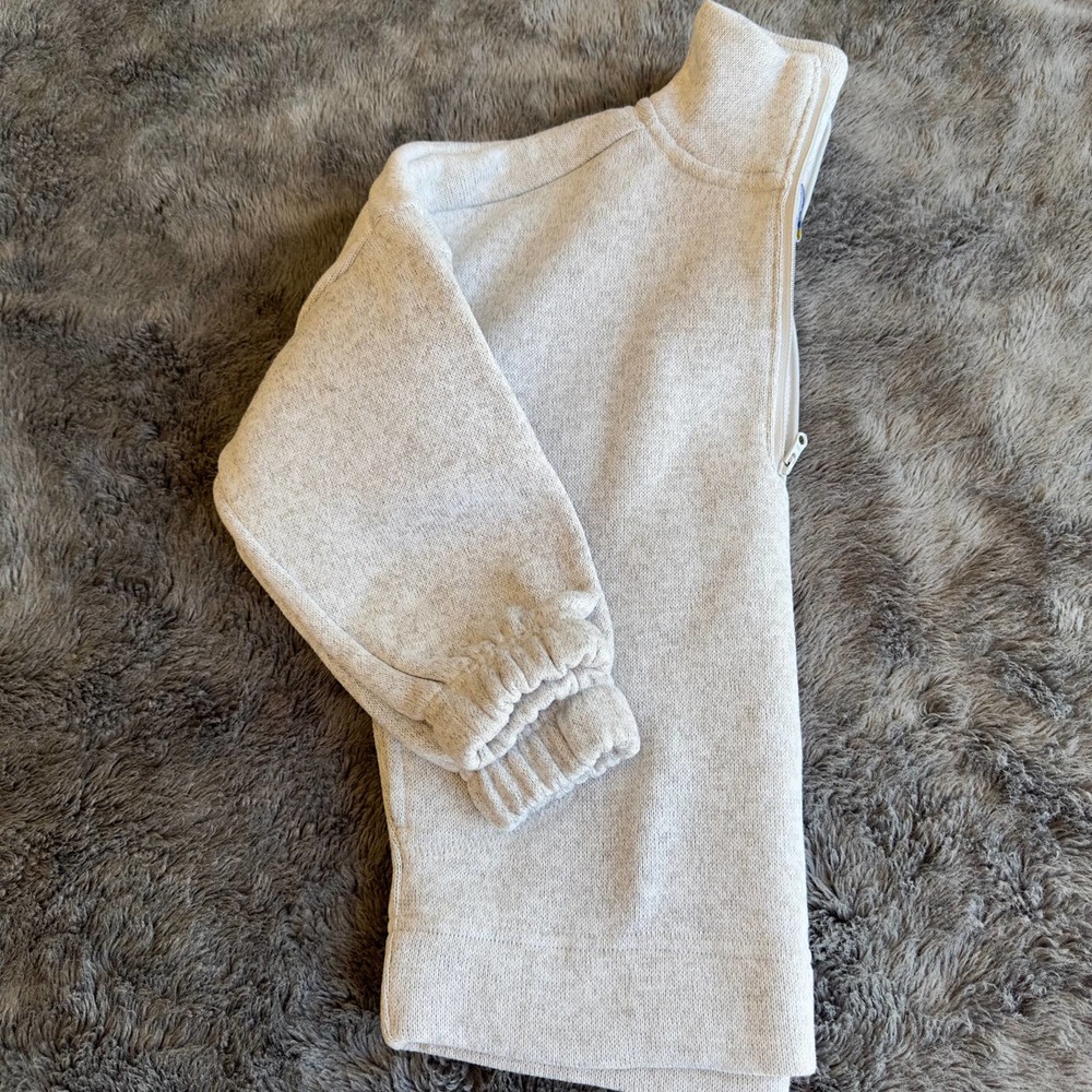 Oversized Mock-Neck Sweater-Fleece 1/2-Zip Pullover Girls - Picture 13 of 14
